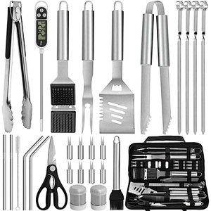 29 Piece BBQ Tools Set Stainless Steel BBQ Grill Accessories Grill Utensils Set